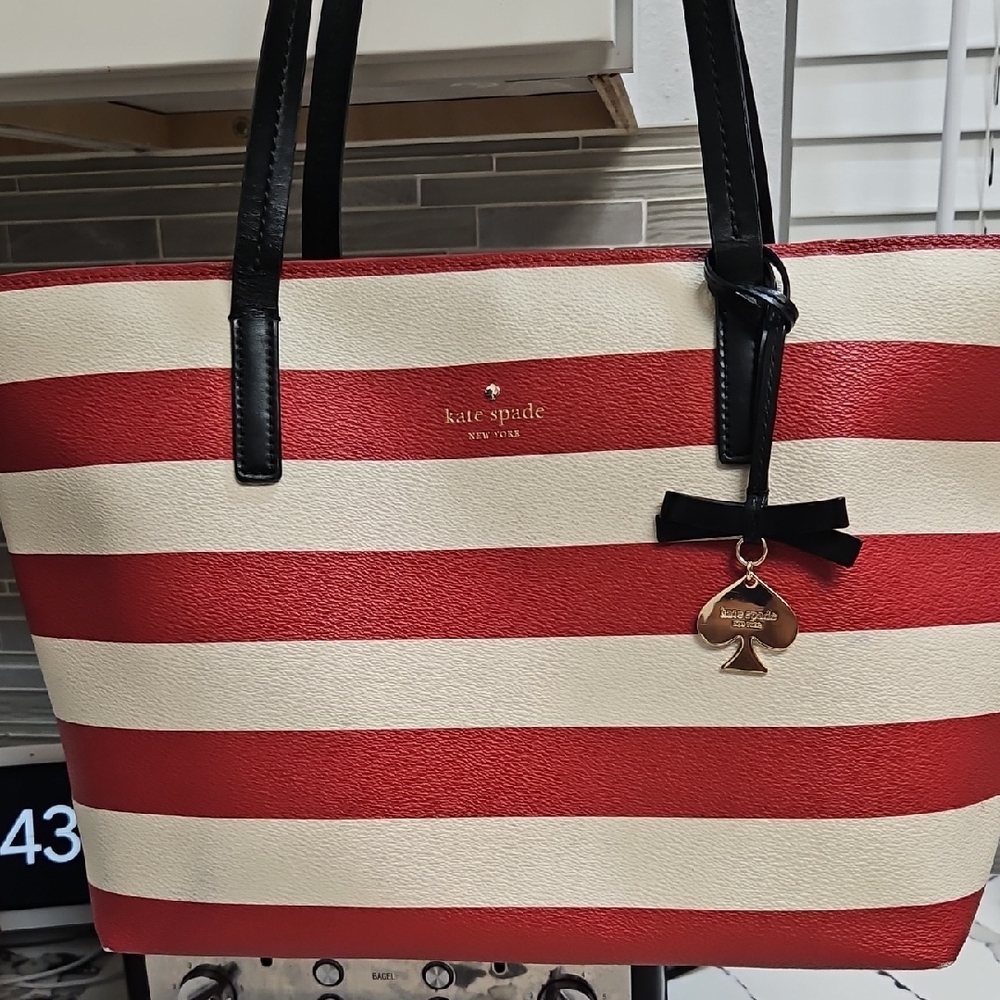 Kate Spade New York HAWTHORNE LANE RYAN STRIPE SHOULDER TOTE